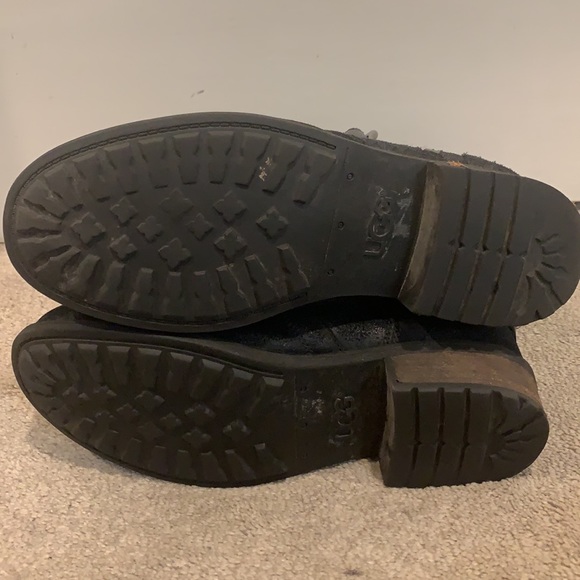 Women’s Black Suede Ugg Boots - Picture 4 of 7